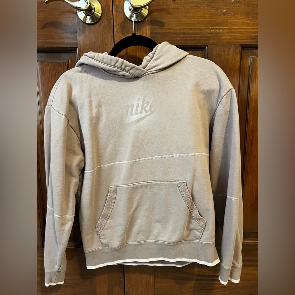 Nike Women’s  Beige Hoodie Sweater
